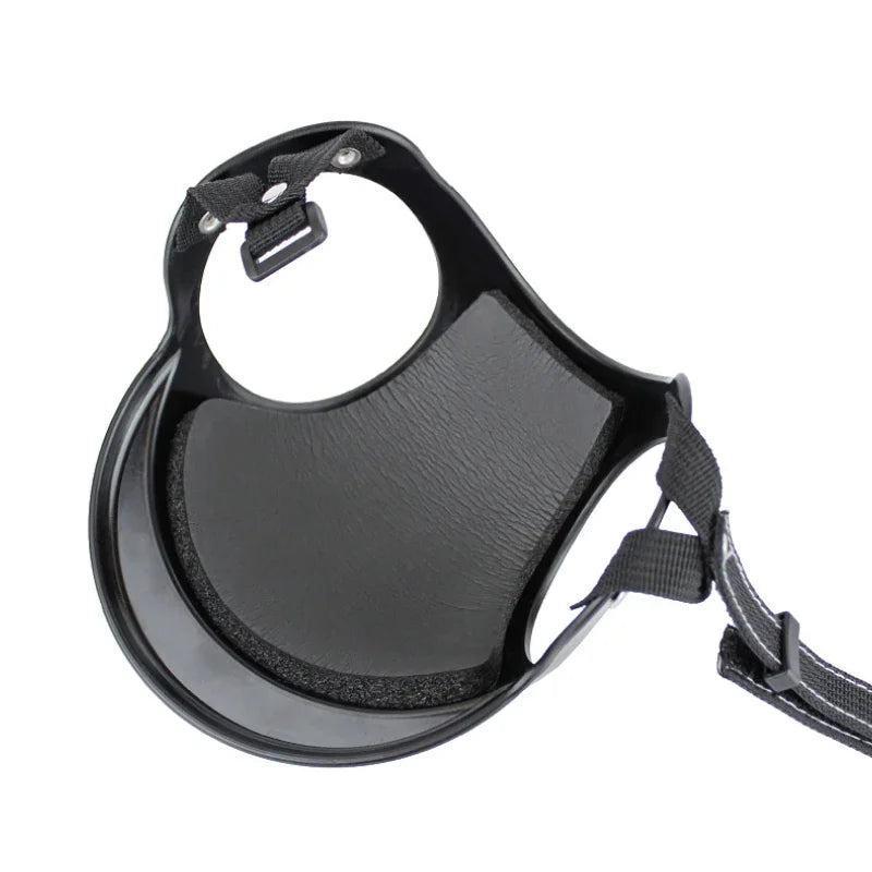Cool Black Pet Dog Bicycle Safety Hat Adjustable Straps Helmets