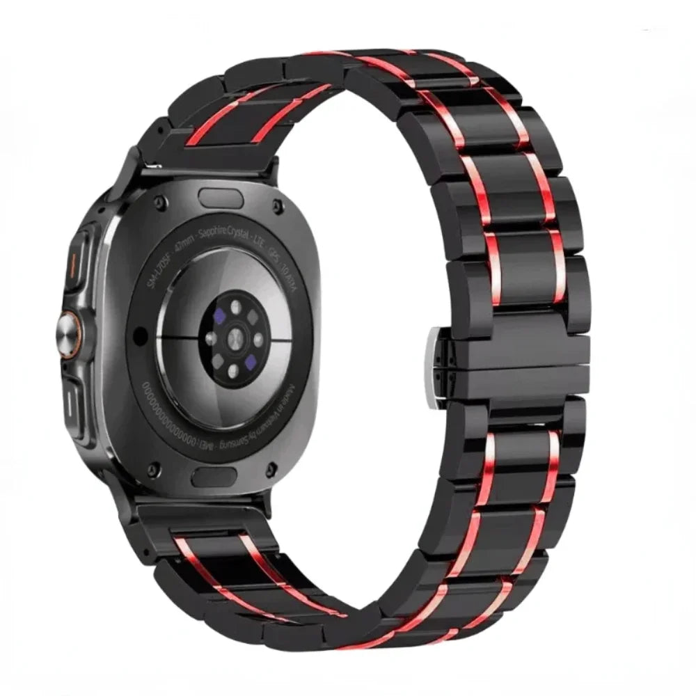 Samsung Galaxy Watch8, 9 & Ultra Ceramic Link Bracelet Band