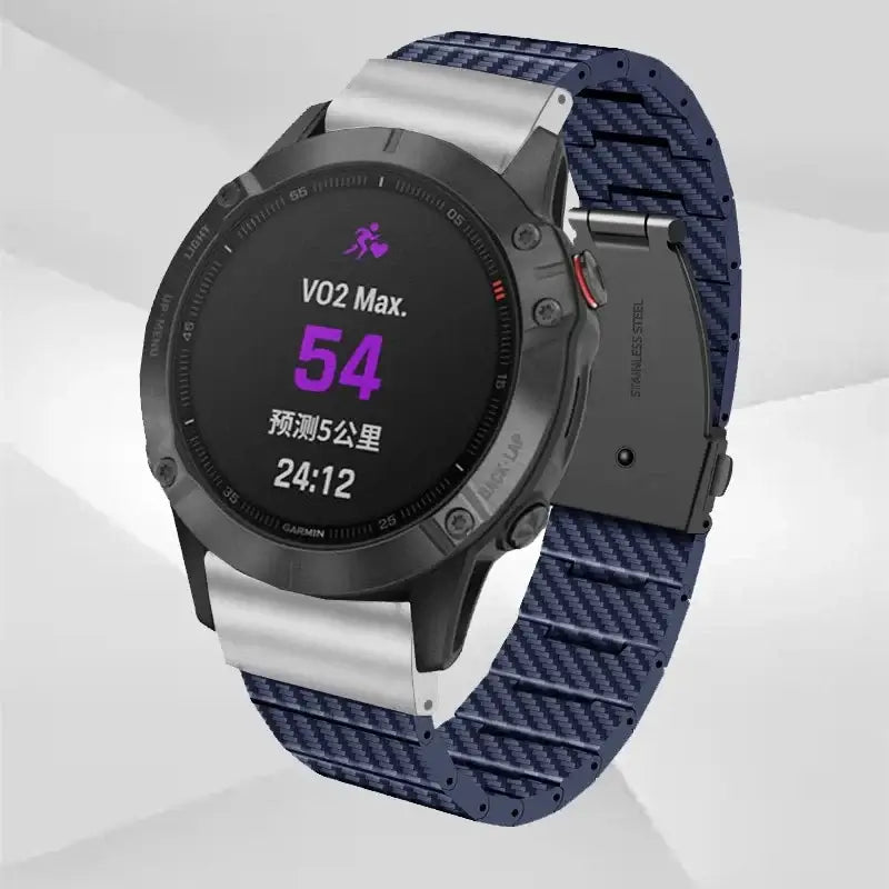 Garmin Carbon Fiber Band - Durable QuickFit Strap