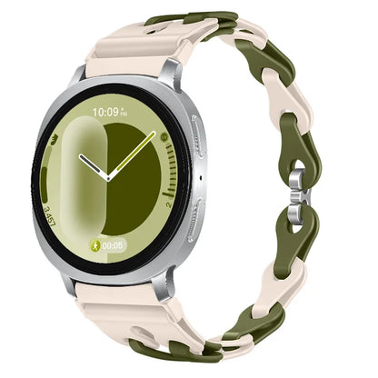 Samsung Galaxy Watch8, 9 & Ultra Silicone Chain Link Band