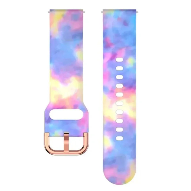Samsung Galaxy Watch 7, 6, 5, 4 & FE Printed Silicone Band