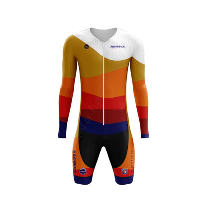 70.3 Men's Triathlon Aero Full Zip Long Sleeve Racesuit