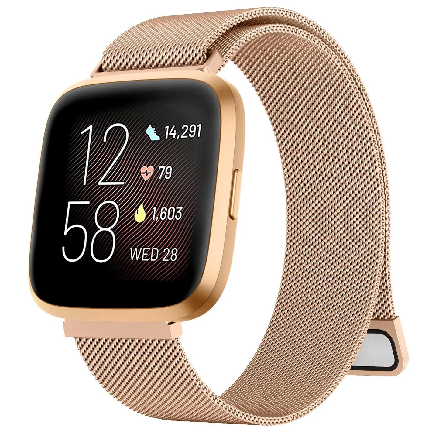Fitbit Versa & Sense Metal Band - Premium Steel Strap