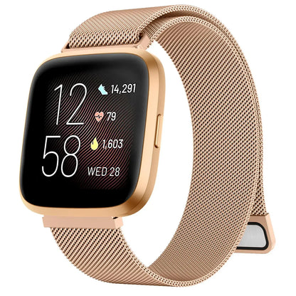 Fitbit Versa & Sense Metal Band - Premium Steel Strap