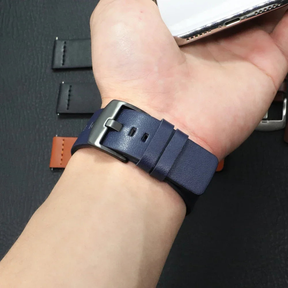 Garmin Leather Watch Band - Premium Comfort Stylish Design - Triathlete Store