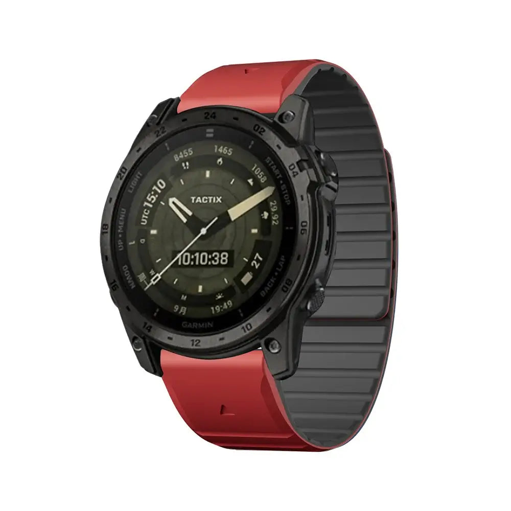 Garmin QuickFit 22/26mm Two-Tone Silicone Magnetic Wrap Band