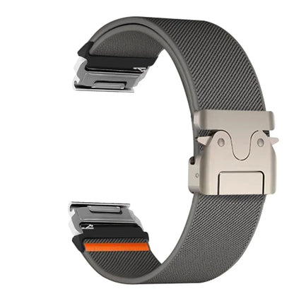 Garmin QuickFit 22/26mm Stretch Nylon Band, Clasp or Slider