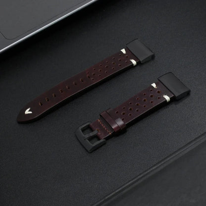 Garmin QuickFit 22/26mm Perforated Leather Band