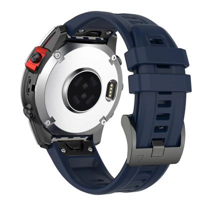 Garmin QuickFit 20/22/26mm Silicone Band with Double Keepers
