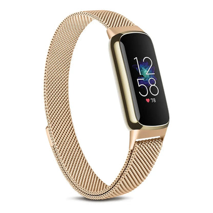 Fitbit Luxe Steel Magnetic Band - Elegant Mesh Design