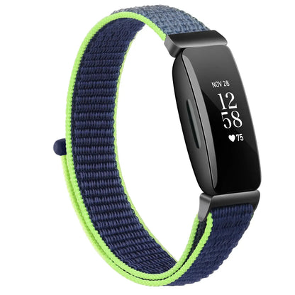 Fitbit Inspire 2, 1, HR Nylon Velcro Band - Versatile Strap