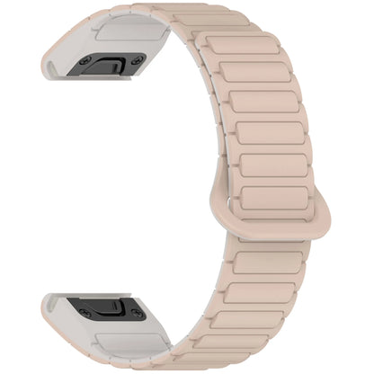 Garmin QuickFit 20/22/26mm Ribbed Silicone Band with Magnetic Closure