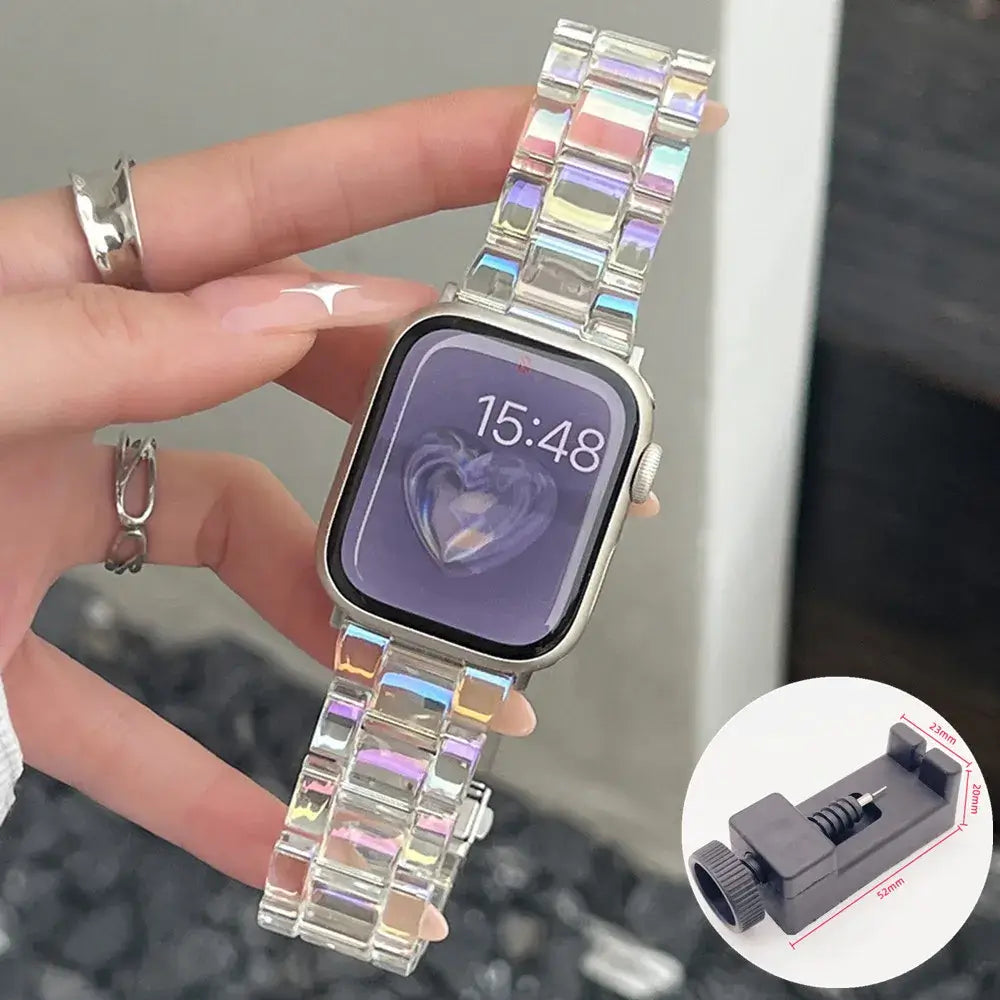 Apple Watch Resin Strap - Stylish, Durable Design