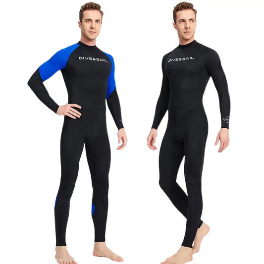 Lycra Diving Suit Thin Men and Women Quick-Drying Swimwear One-Piece Jellyfish-Proof Snorkeling Surfing Ice-Sensitive Sun Protec