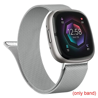 Fitbit Versa & Sense Magnetic Steel Band - Elegant Design