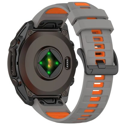 Garmin QuickFit 22/26mm Two-Tone Silicone Buckle Band
