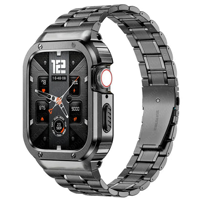 Apple Watch Stainless Steel Strap - Premium Shock Resistant