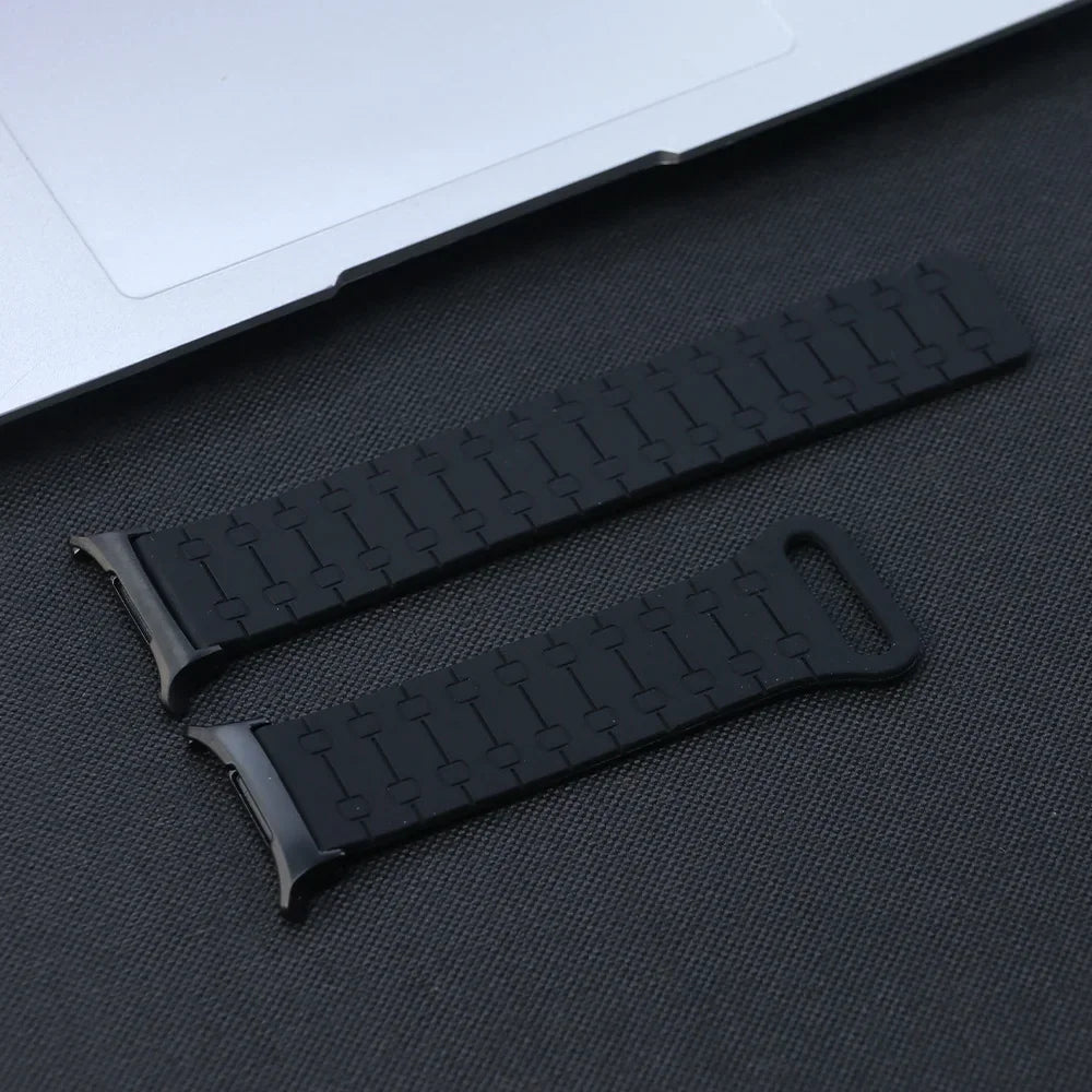 Samsung Galaxy Watch8, 9 & Ultra Two-Tone Magnetic Silicone Band