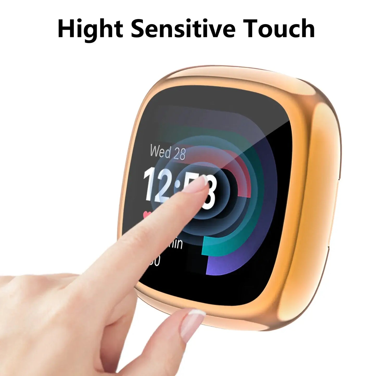 Fitbit Versa & Sense Case and Screen Protector