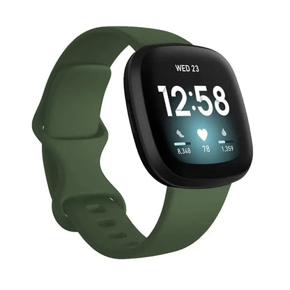 Fitbit Versa & Sense Silicone Band - Durable Stylish Straps