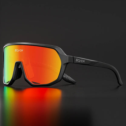 Photochromic Cycling Sunglasses Sports Glasses for Men Sun Mountain Bike Road Bicycle Eyewear Goggles Sports UV400 Polarized MTB