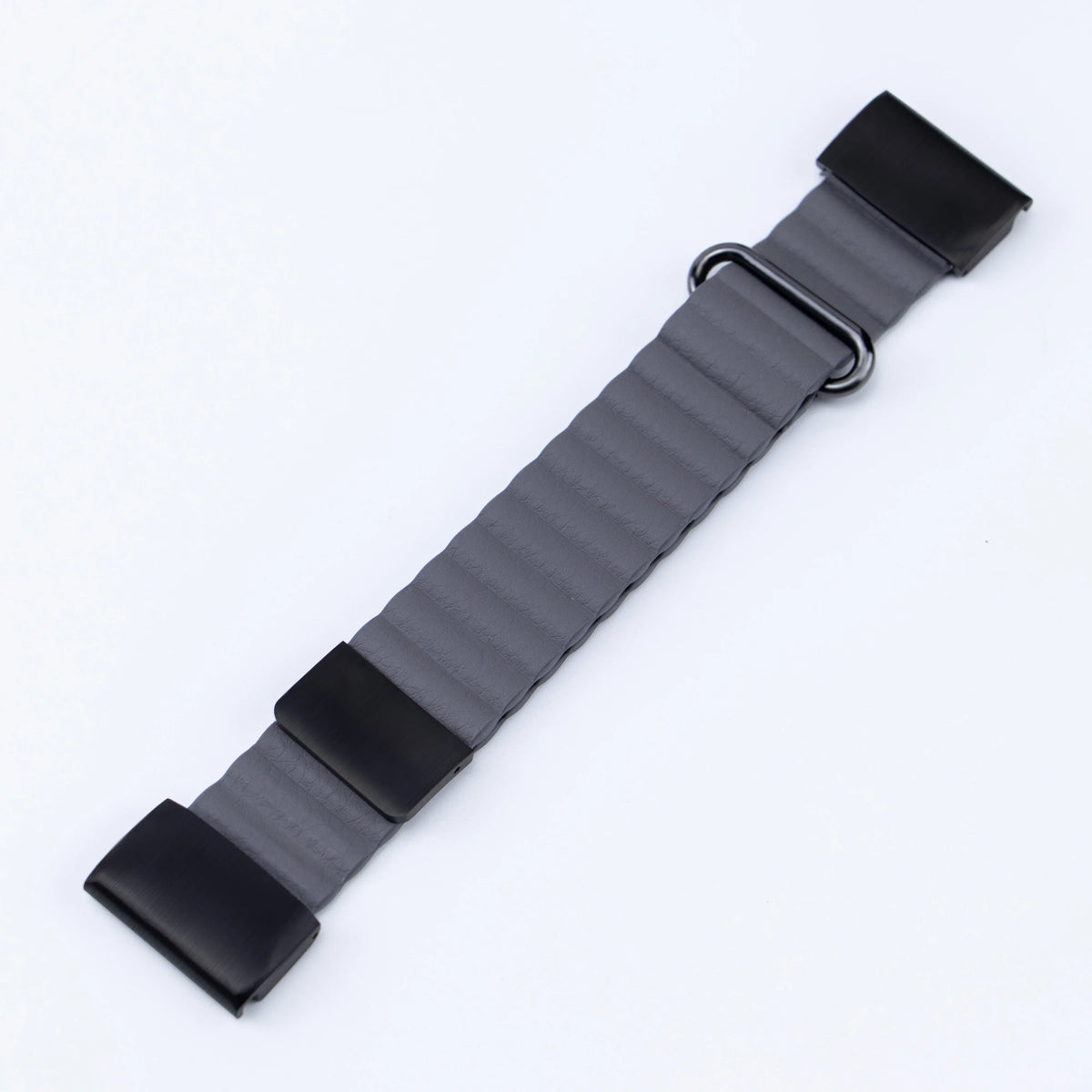 Garmin QuickFit 22/26mm Ribbed Magnetic Leather Band
