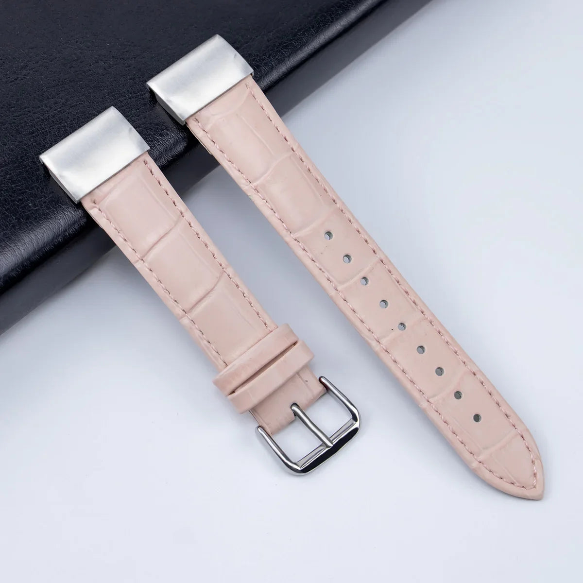 Garmin QuickFit 20/22/26mm Croc-Embossed Leather Band