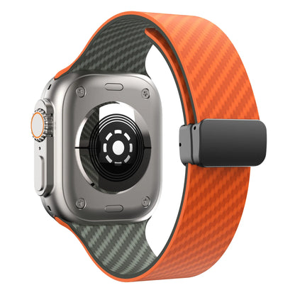 Apple Watch Silicone Strap - Magnetic Buckle, Durable Design
