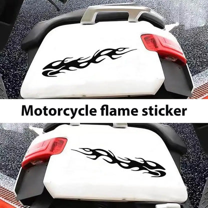 Motorcycle Reflective Flame Stickers Waterproof