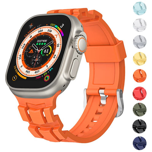 Silicone Strap Band for Apple Watch Band/Strap Series 11/10/9/8/7/6/5/4/ SE / Ultra 1/2/3