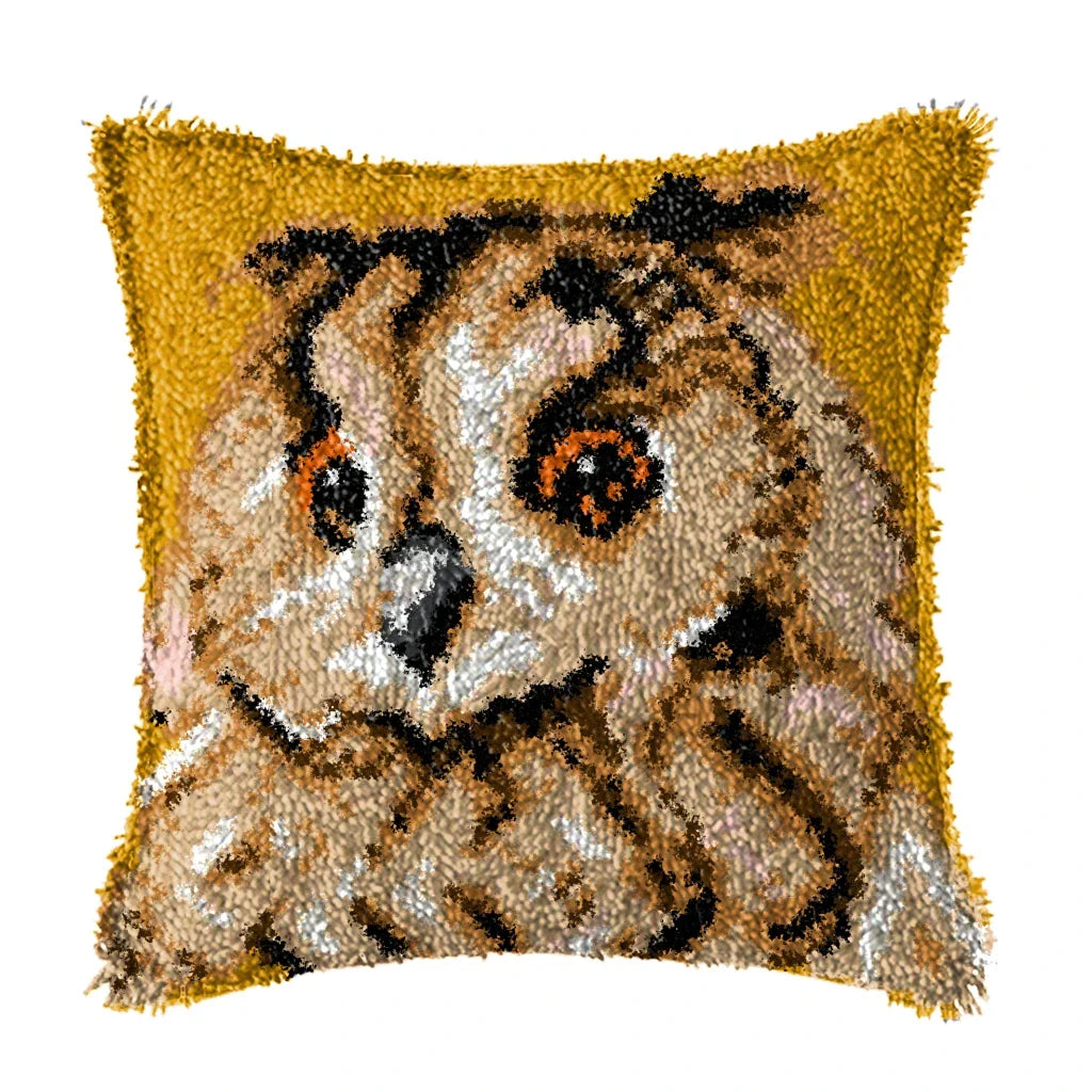 Owl Pillow Latch hook kit