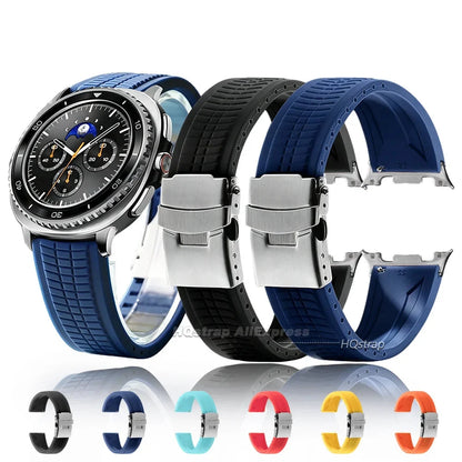 Samsung Galaxy Watch8, 8 Classic & 9 Silicone Deployant Clasp Band