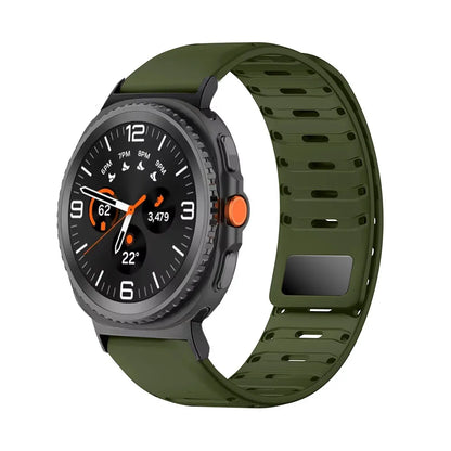 Samsung Galaxy Watch8, 9 & Ultra Magnetic Silicone Sport Band