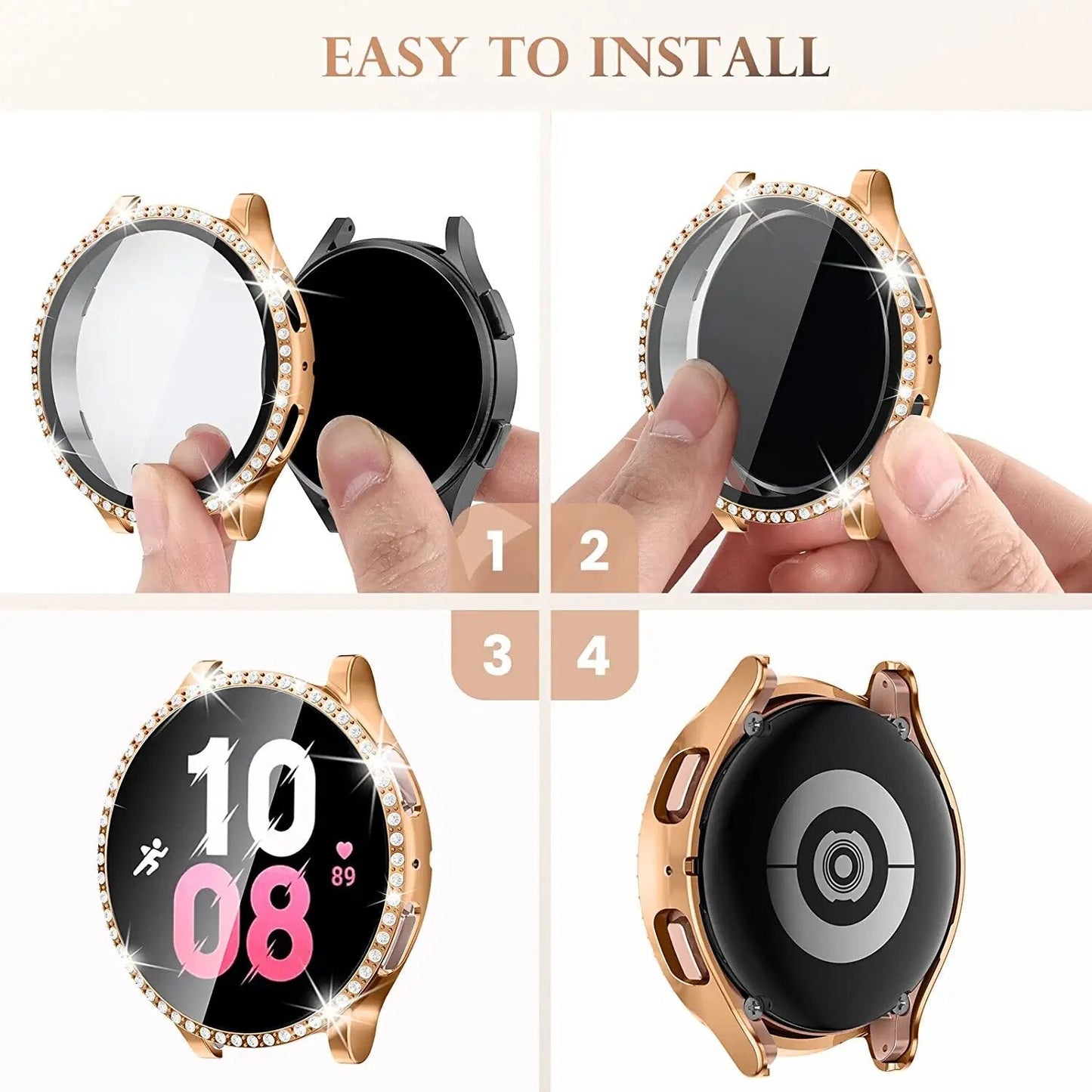 Diamond Case+Glass for Samsung Galaxy Watch