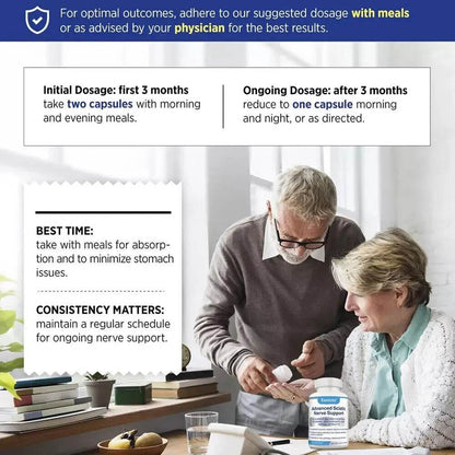 Advanced Sciatic Nerve Support Essential Alpha Lipoic Acid Vitamins, Antioxidants Support Sciatic Nerve Health and Function