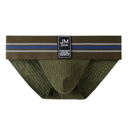 Men's JOCKMAIL JM364 - Old School Brief Green