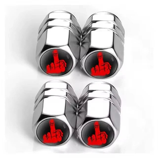 4PCS Aluminium Valve Stem Caps