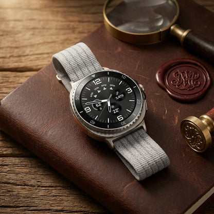 Samsung Galaxy Watch8, 9 & Ultra Ribbed Nylon Sport Loop