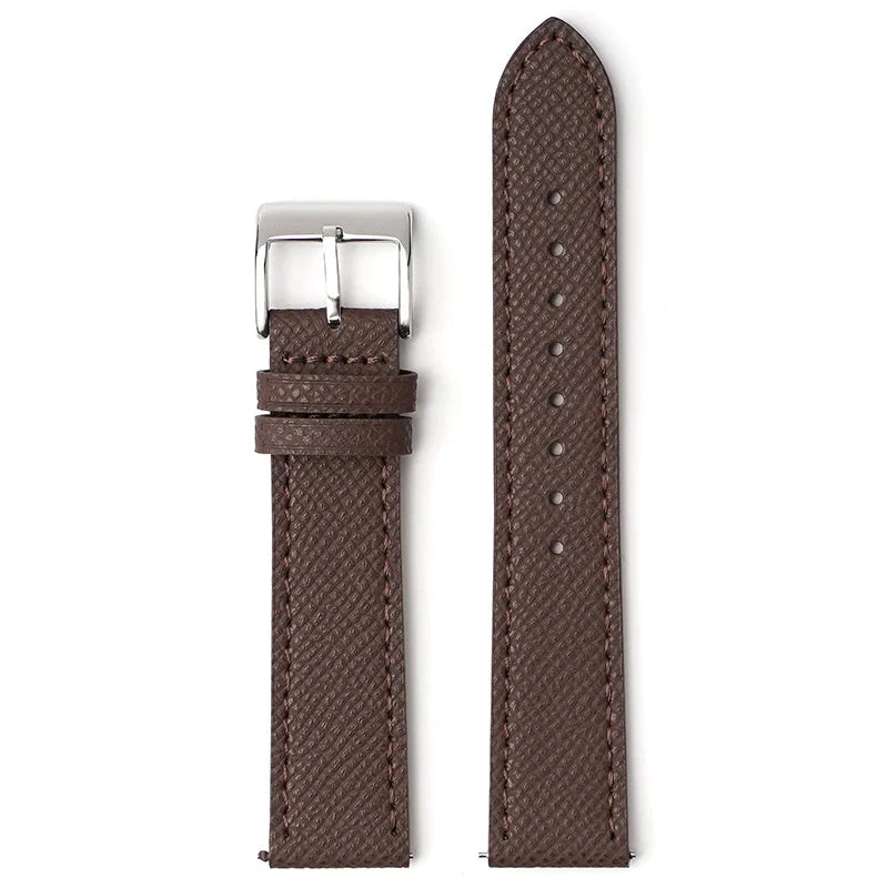 Samsung Galaxy Watch 7, 6, 5, 4 & FE Epsom Calfskin Leather Band