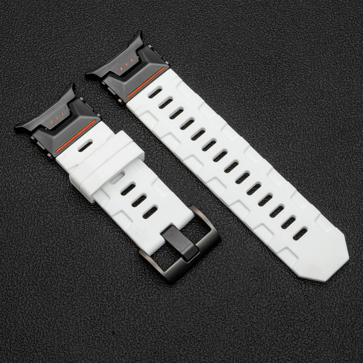 Samsung Galaxy Watch Ultra & Ultra 2 Rugged Silicone Band, No Gaps