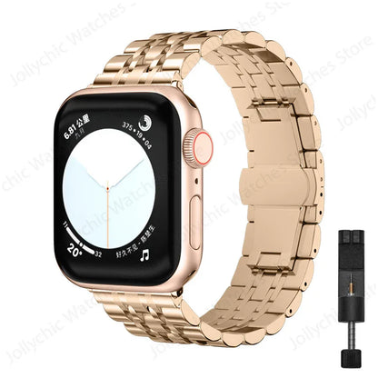 Apple Watch Stainless Steel Band - Elegant, Durable Design