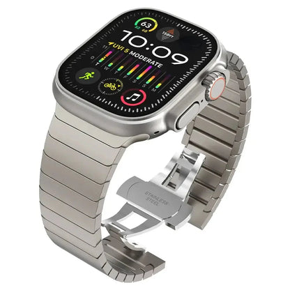 Stainless Steel Apple Watch Band - Stylish Durable Design