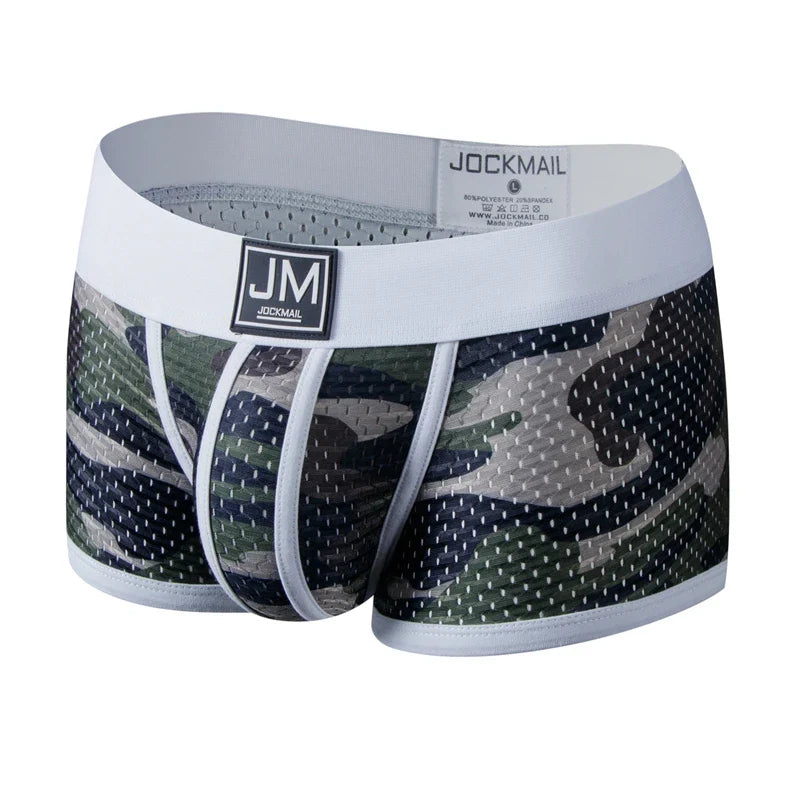 Jockmail Camo Mesh Trunks