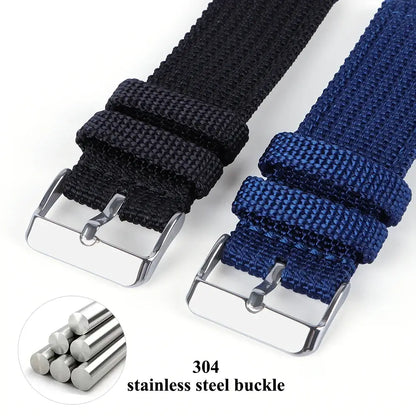 Suunto Race, Vertical & 9 Peak Woven Nylon Band with Buckle Options