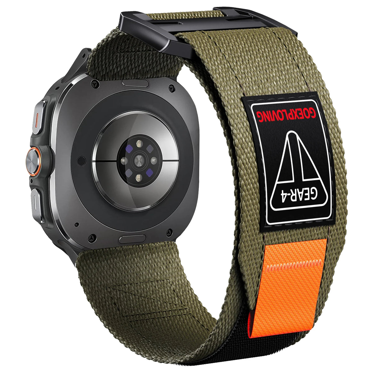 Samsung Galaxy Watch Ultra & Ultra 2 Nylon Hook-and-Loop Trail Band