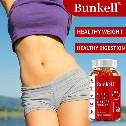 Apple Cider Vinegar Gummies - Weight Management, Digestive System, Immunity - Vitamin B12, Gluten Free, Vegetarian, Non-GMO