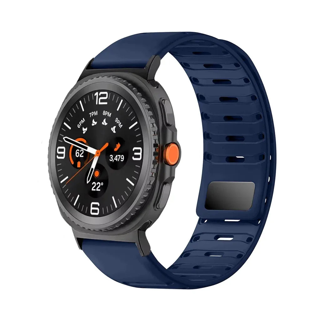 Samsung Galaxy Watch8, 9 & Ultra Magnetic Silicone Sport Band