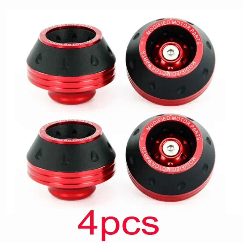 4PCS Motorcycle Crash Protectors Front Fork Slider Cups