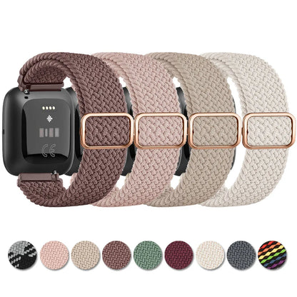 Elastic Nylon Fitbit Versa & Sense Bands