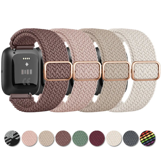 Elastic Nylon Fitbit Versa & Sense Bands